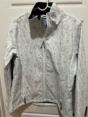 NWT Gray Floral Softshell Jacket - Women's